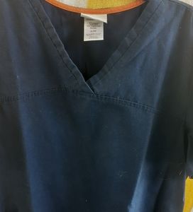 Navy scrub top